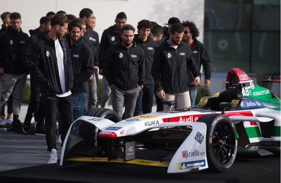 Half width audi e tron fe04 sergio ramos daniel carvajal isco