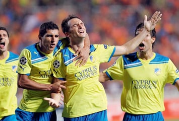 Кипрский APOEL во второй раз в истории попал в основную сетку Лиги чемпионов