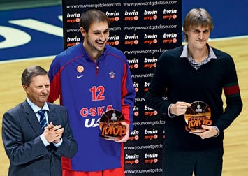 Крстич и Кириленко – лучшие игроки Евролиги октября и ноября
