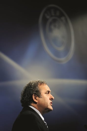 Глава UEFA Мишель Платини