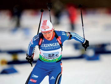 Ольга Зайцева - одна из главных надежд российского биатлона в олимпийском Ванкувере