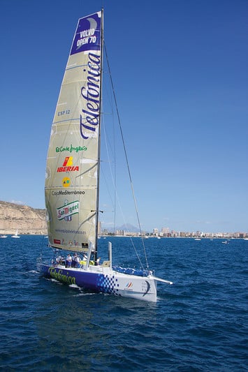 Telefonica Blue – один из фаворитов Volvo Ocean Race