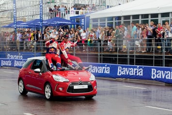 На Moscow City Racing со штурманом Жюльеном Инграссией