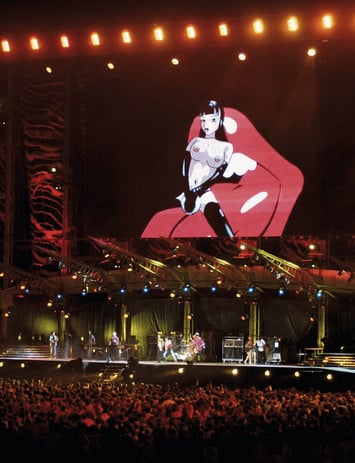 Концерт Rolling Stones на стадионе Twickenham в августе 2003 года
