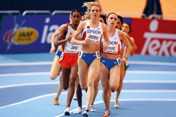 Елена Соболева (на переднем плане) не смогла выступить на Играх в Пекине из-за допинг-скандала