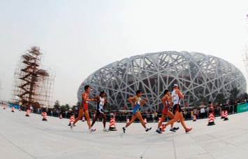Пекинский национальный стадион «Птичье гнездо» стал одним из объектов, на строительстве которых нажился Лю Чжихуа
