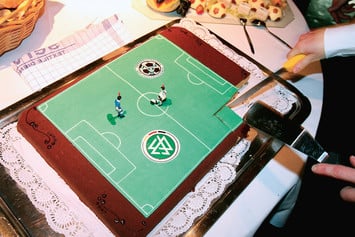 Торт с символикой германской футбольной ассоциации