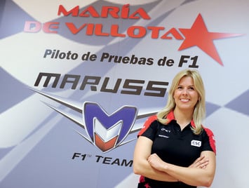 32-летняя Мария де Виллота попробовала себя в роли тест-пилота «Формулы-1»