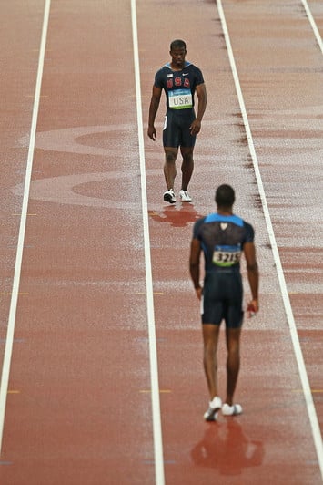 Американские легкоатлетические эстафеты 4х100 метров в Пекине
