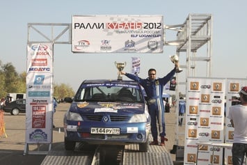 Олег Мыслевич - победитель Renault Elf Logan Cup Rally 2012