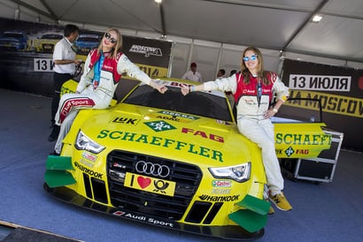 Half width angelica timanina and ida lolo at moscow city racing by danil kolodin