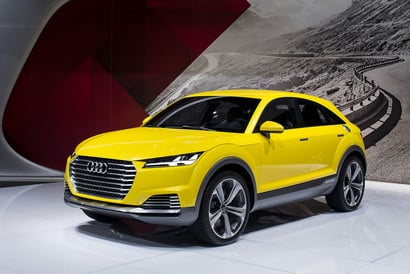 Half width audi tt offroad concept at mias 2014