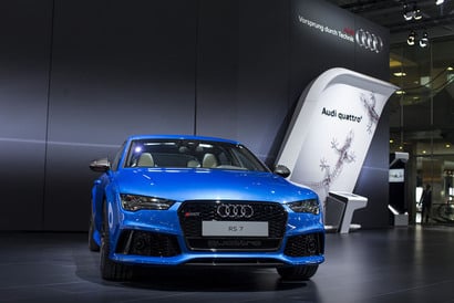 Half width audi rs7 at mias 2014