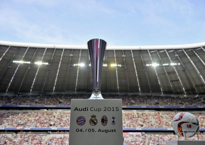 Half width audi cup 2015. opening ceremony allianz arena 1 