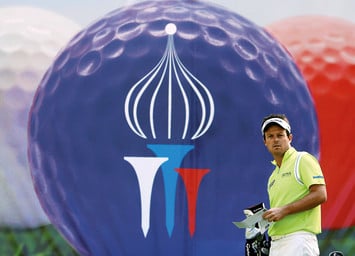 Бронзовый призер Inteco Russian Open Golf Championship 2008 Бен Бархам